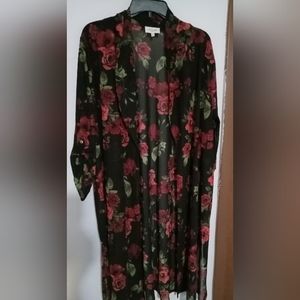 Siren Lily flowery sheer cover